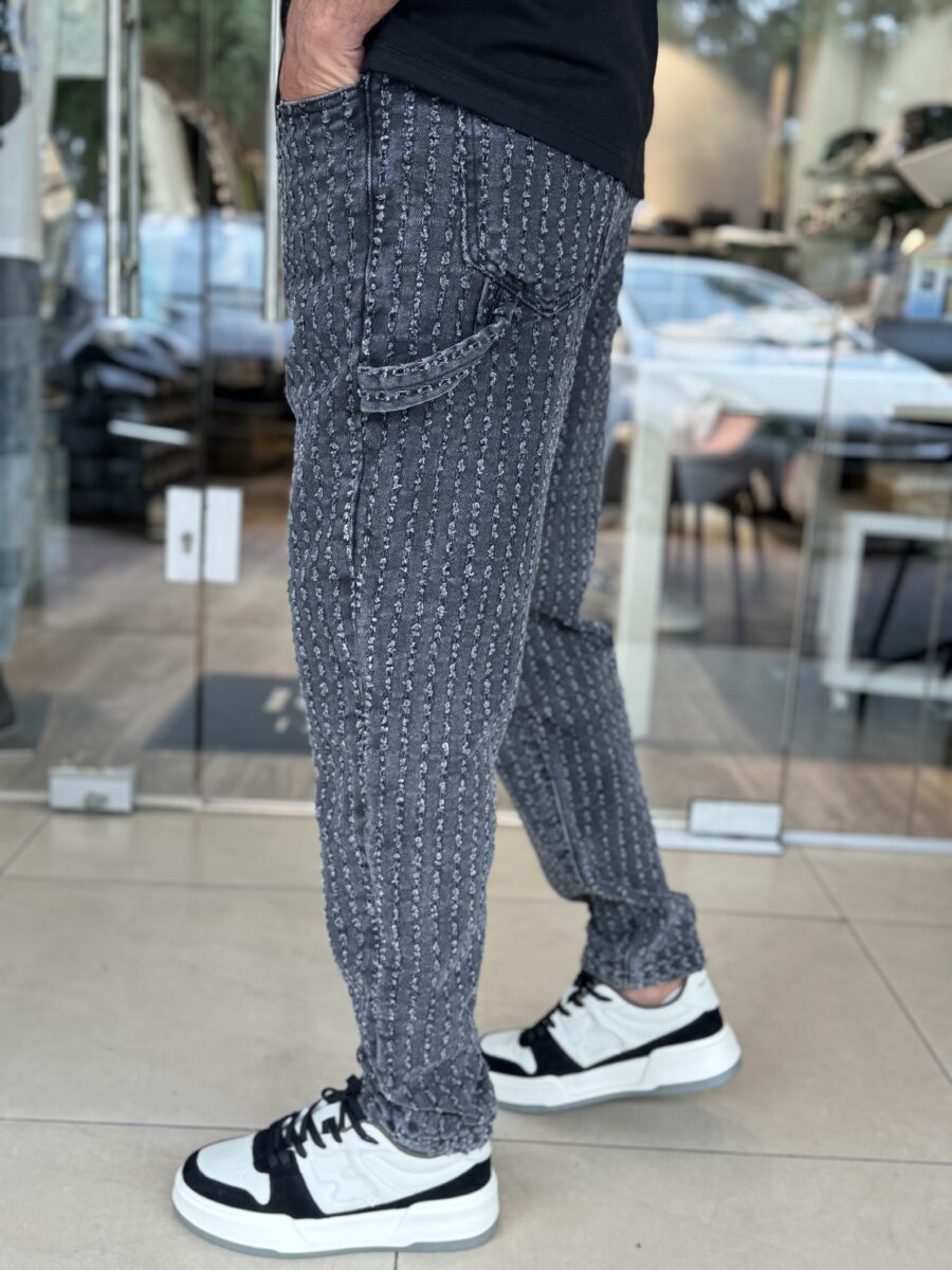 ⁦ג׳ינס cayo שחור נקודות⁩ – תמונה ⁦2⁩