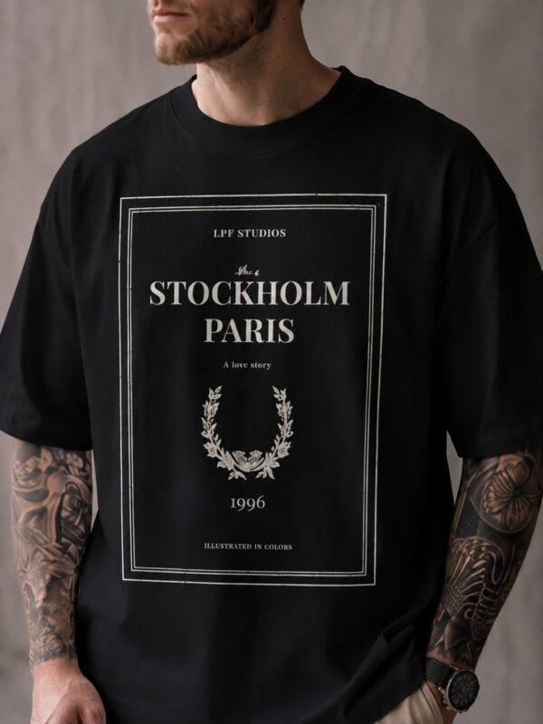 חולצת stockholm שחורה